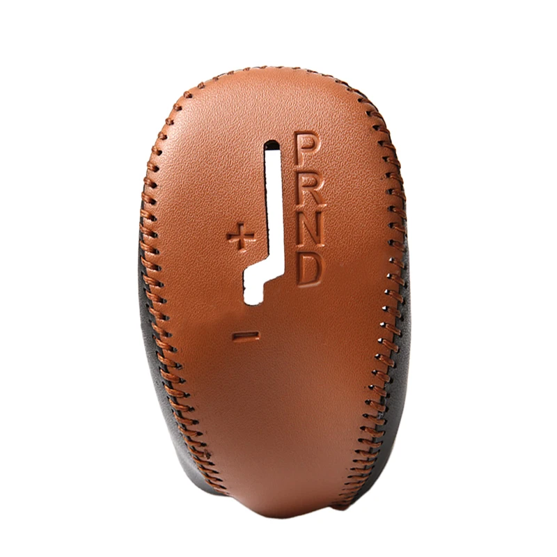 Couvercle De Pommeau De Levier De Vitesse De Voiture En Cuir PU, Garniture De Couture, Conduite à La Main Des Magasins, Adapté Pour Volvo S60, XC60, V40, V60, 2014, 2015, 2016, 2017