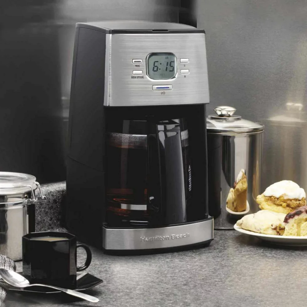 

Hamilton Beach 12 Cup Programmable Coffee Maker - Black,2023