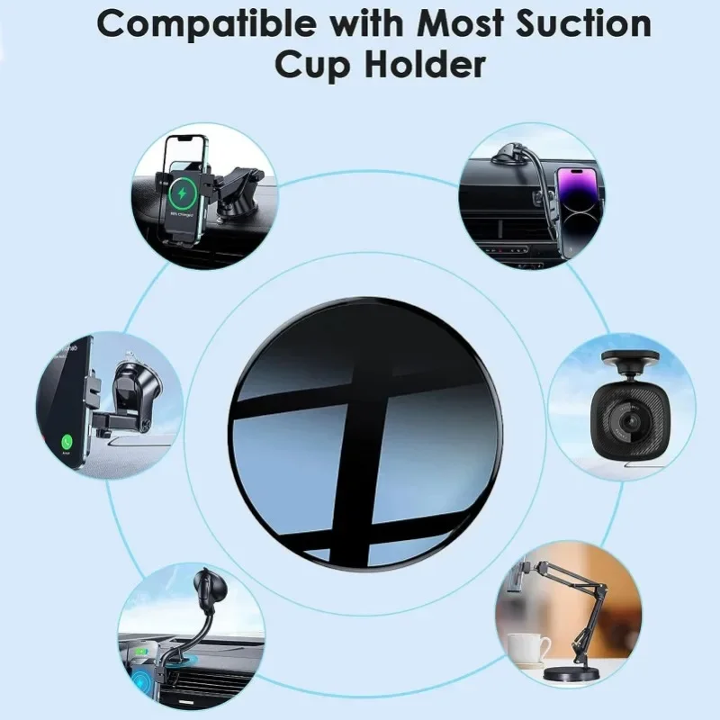 Universal Suction Cup Adhesive Disc Pad for Device Mounts and Holders