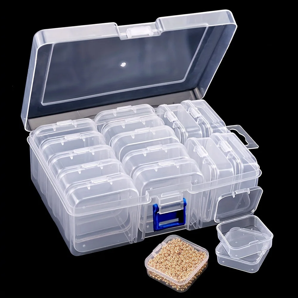 DIY Diamond Painting Embroidery Storage Box Nail Art Jewelry Rhinestone Mosaic Storage Container Multifunctional Box storage box diamond painting storage box storage container plastic storage box jewelry box