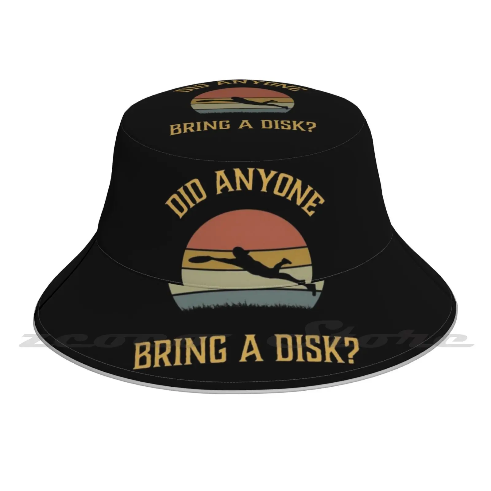 

Ultimate Funny Saying Vintage Flying Disc Toss Gift Cap Diy Foldable Sunshade Fashion Leisure Bucket Hat Ultimate Toss Funny