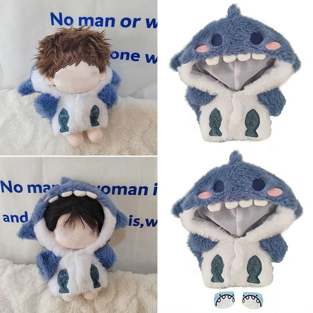 Cute Blue Shark Hoodies Cartoon Animal Coat For 20cm Doll Clothes Outfit  Changing Dressing Game Playing Doll House Accessories - Dolls Accessories -  AliExpress