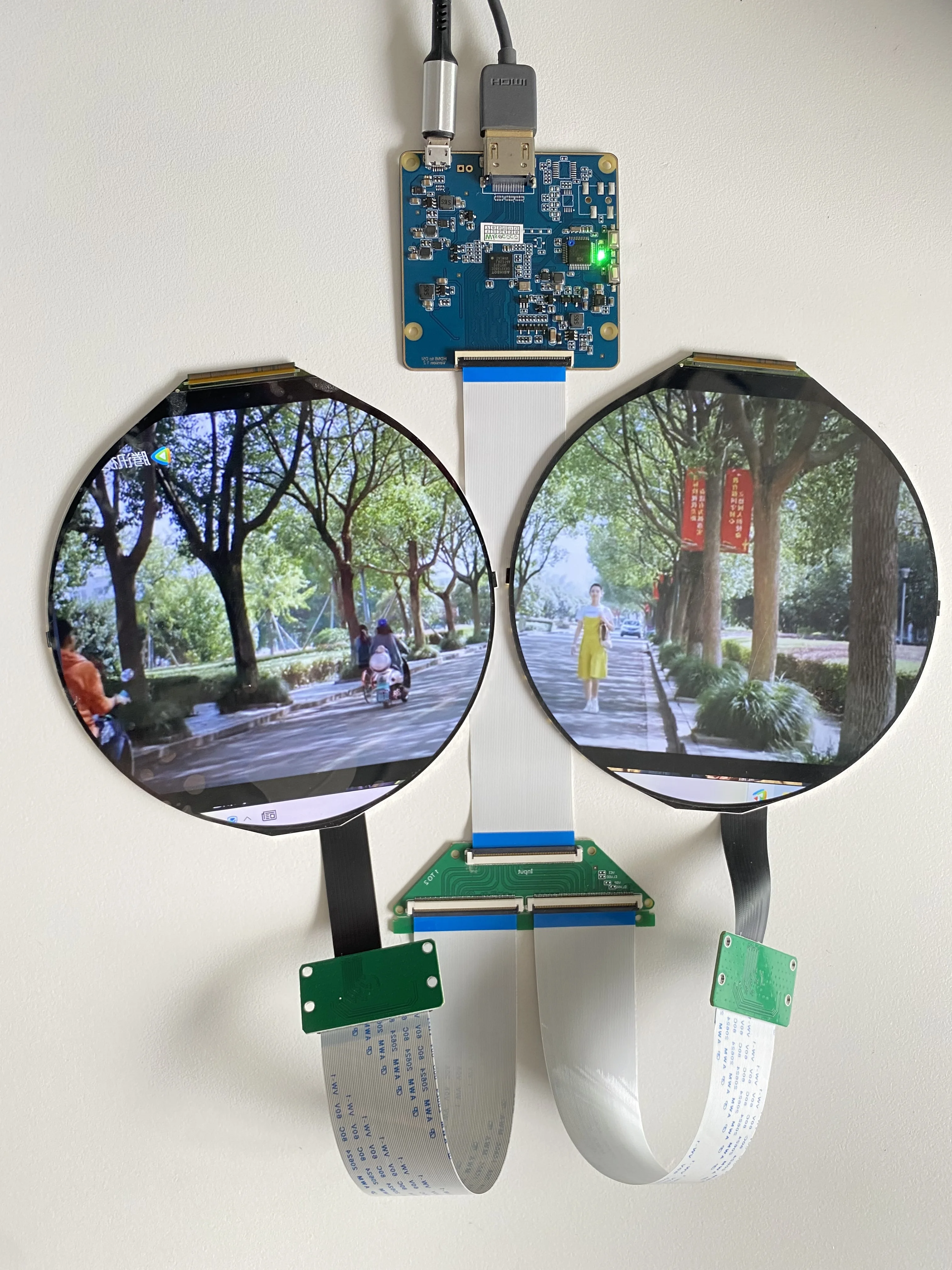 Polegada 1080x1080 Ips Instrumentos Redondos Tela 60hz Mipi Placa de Motorista Digital Exibição Sinalização Raspberry pi Circular Lcd 5 Painéis e LCDs p/ tablet - Imagem 6