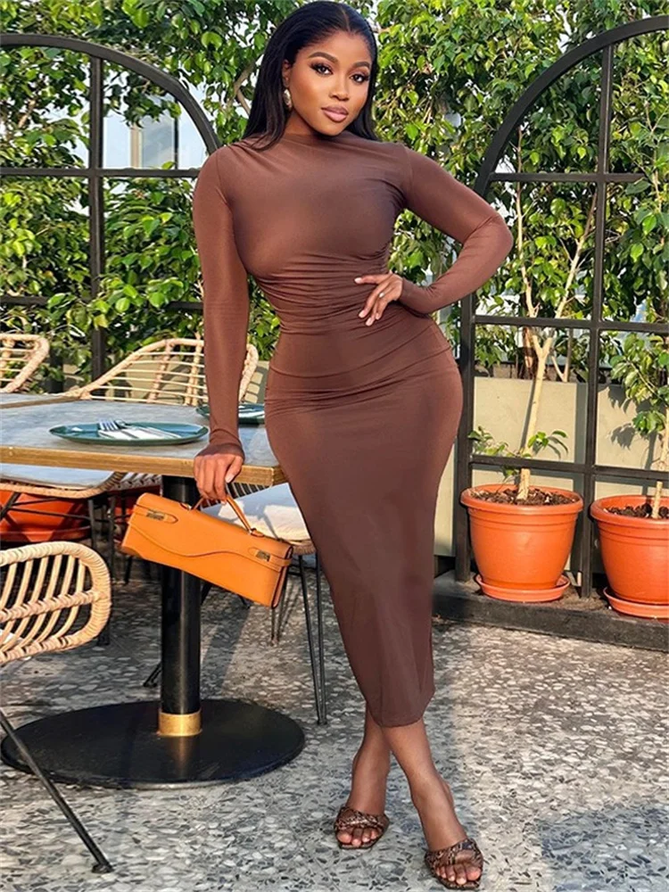 Wmstar Dresses for Women Party Sexy  Bodycon Stretch Maxi Dresses Sweet Draped Summer Clothes Wholesale Dropshipping New Style