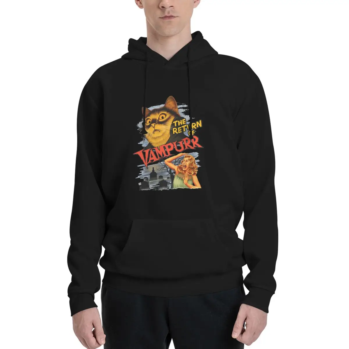 

The Return Of Vampurr Polyester Hoodie Men's Women's Sweater Size XXS-3XL