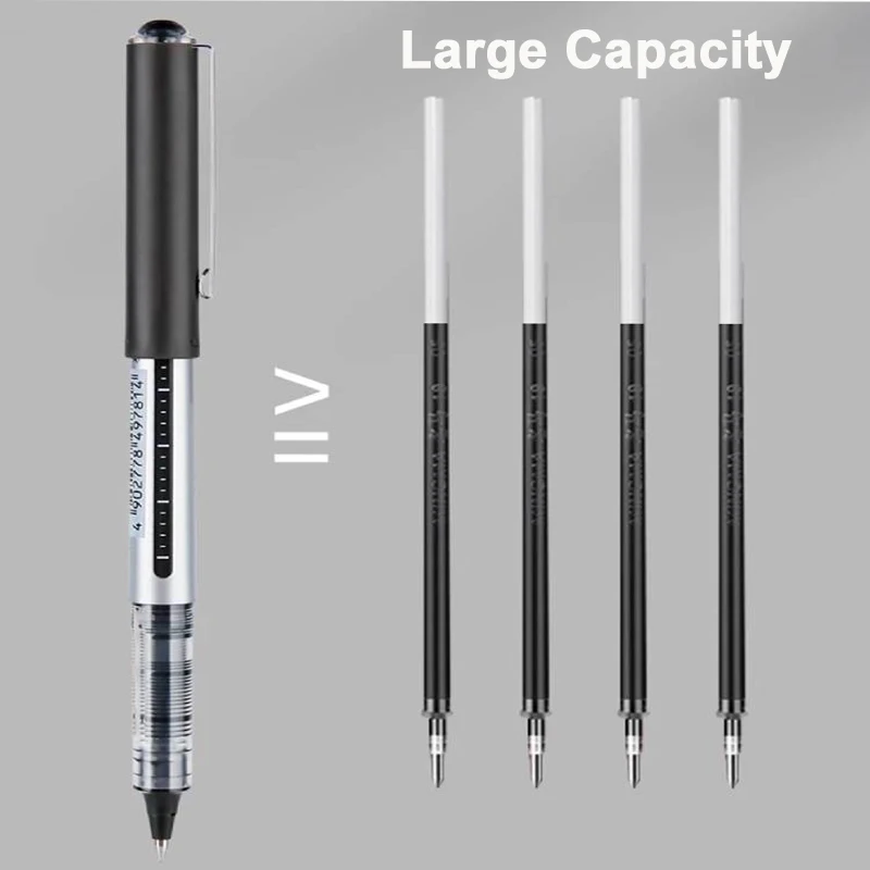 uni-ball Eye Micro Gel Pens, 0.38/0.5mm Large Capacity UB-150 Straight Liquid Ballpoint Pen, Writing Signature Handwriting Tools 4