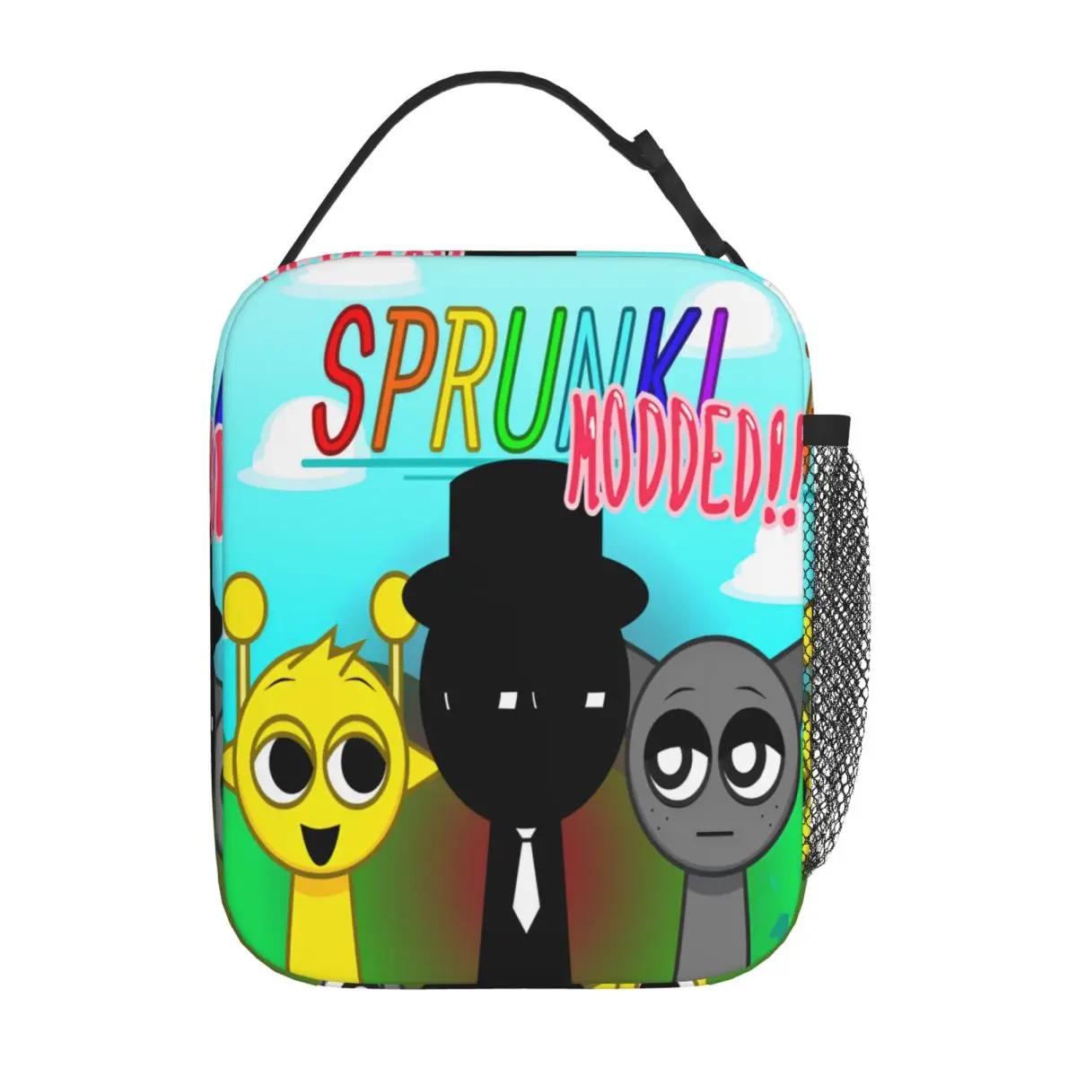 Sprunki Incredibox Sprunki Thermal Insulated Lunch Bags for Work Portable Food Bag Container Cooler Thermal Lunch Boxes