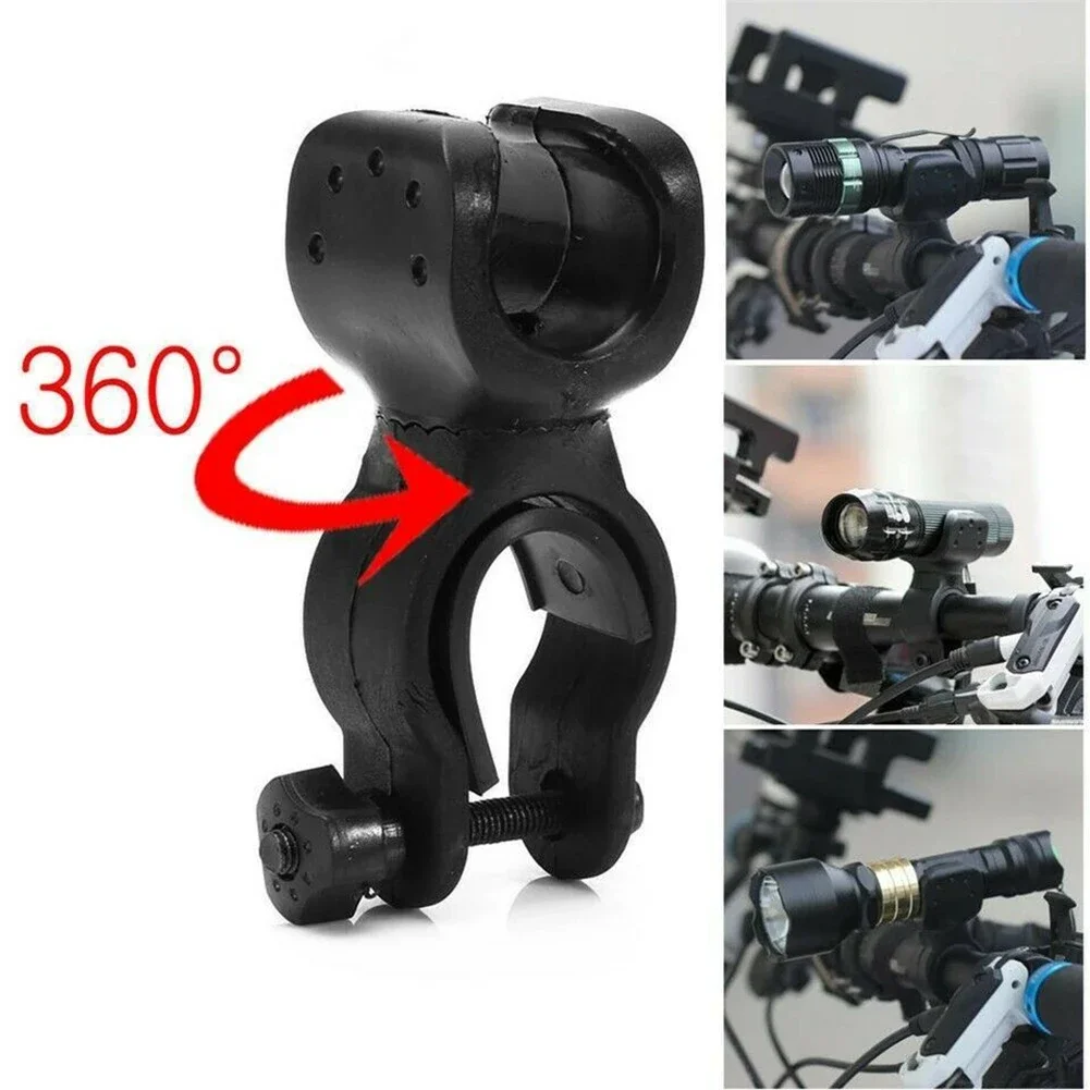 Easy 360 Rotation Bicycle Mount Road Bike Headlight Flash Light Torch Holder Mounting Brackets Headlamp Cycling Parts