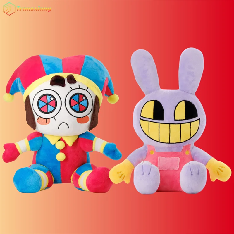 

The Amazing Digital Circus Pomni Jax Plush Cartoon Plushie Toys Theater Rabbit Doll Stuffed Toys Children Christmas Kids Gifts