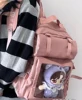Clear Window Ita Backpack Women Double Transparent Pockets Large Capacity Laptop Kawaii Girls 20CM Dolls Travel School Bag Gifts 6