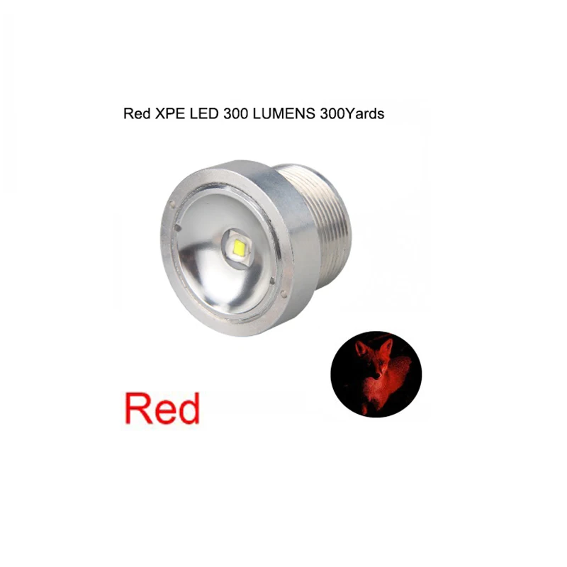 VASTFIRE 레드 그린 화이트 라이트 LED 전구 드롭 인 알약, LED 드라이버 램프 거치대 교체, C11 LED 손전등 토치 (토치 없음)