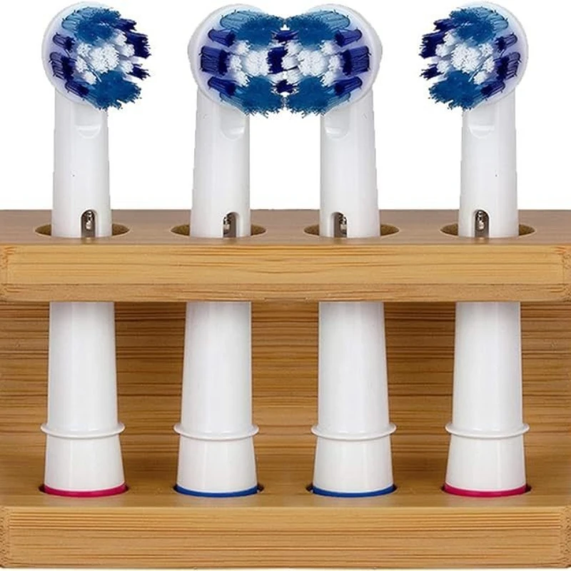 Toothbrush Head Holder Rack Bathroom Storage Rack 2/3/4 Slots Electric Portable Stand