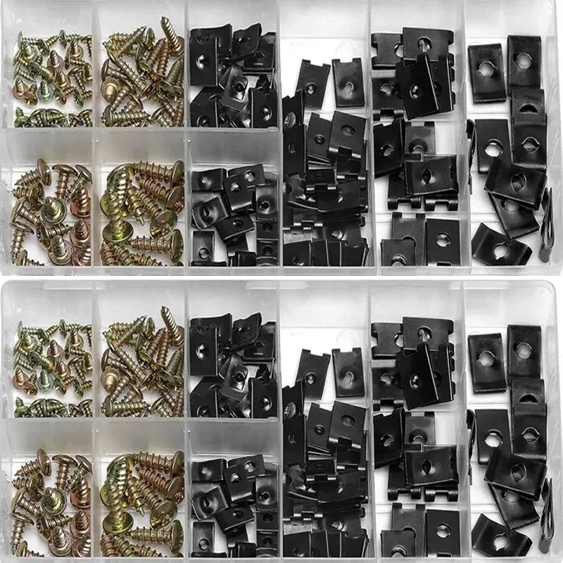 Autobevestigingsclip U-type metalen schroefclip Gereedschap for