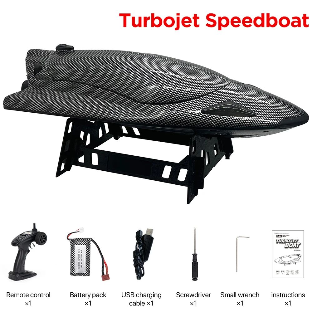 FAYEE FY011 2.4G 40KM/h Turbojet Speedboat 120-150M 2000mAh Brushed For Kids Adult Gifts_voghion.com