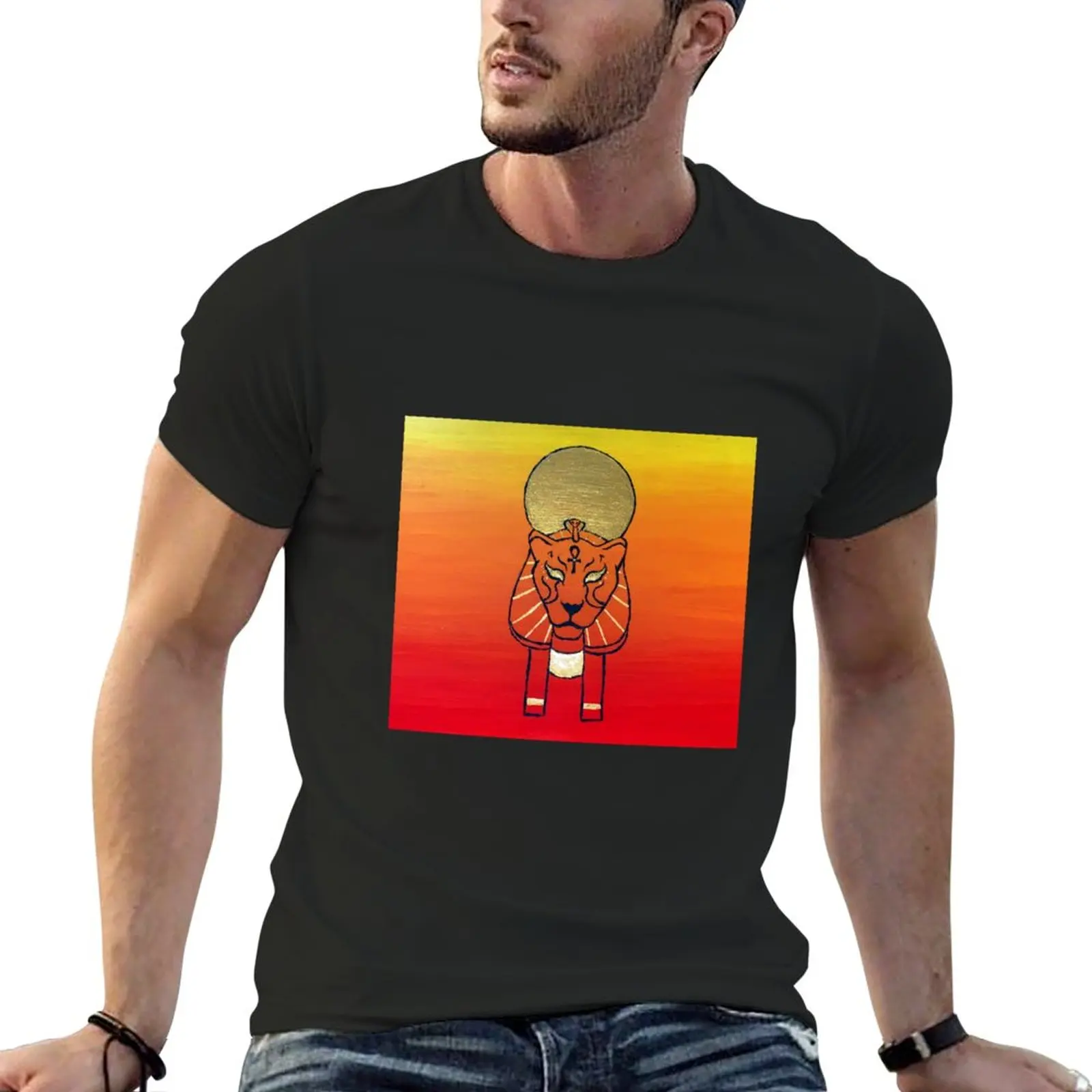 

Sekhmet T-Shirt vintage t shirt black t shirt T-shirt men