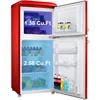 Galanz GLR40TRDER Retro Compact Refrigerator,4.0 Cu.Ft Mini Fridge with Dual Doors,Adjustable Mechanical Thermostat with Freezer 2