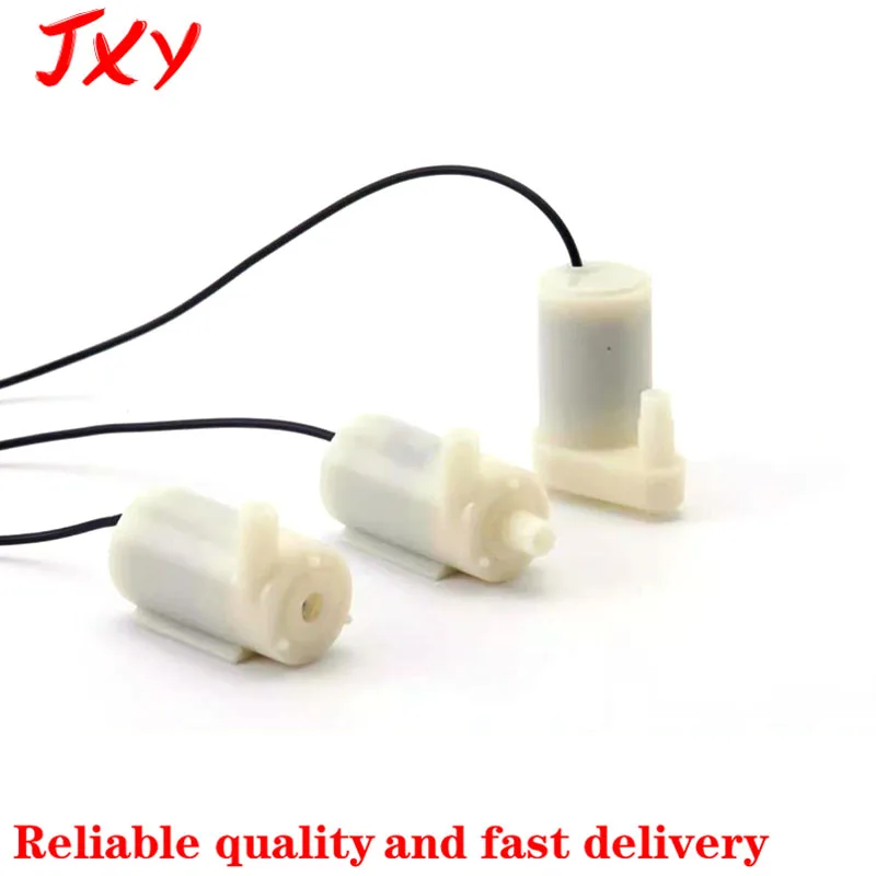 Aquarium Water Pump DC3V small water pump horizontal/vertical mini submersible pump DC3W suitable for small fountains bonsai fish tanks etc 4.5V5V6V