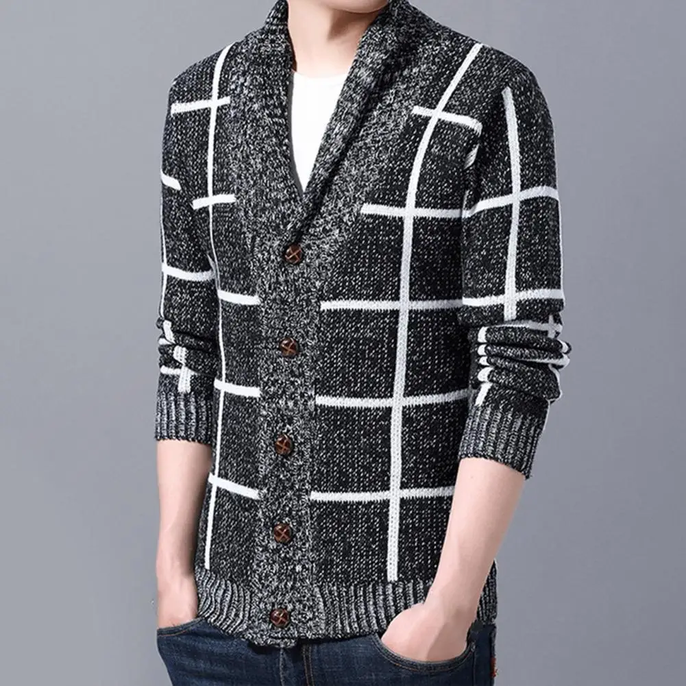 

Trendy Winter Sweater Coat Knitting Thermal Outwear Turn-down Collar Winter Sweater Coat