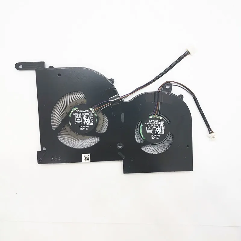 Ventilador Cpu Gpu Ventilador de Refrigeração para Msi Gs66 Ws66 Discrição 10sd 10se 10sf 10sfs 10sgs Ms16v1 Bs5005hs-u4q Bs5005hs-u4j 16v1-g-cw Novo - Imagem 4