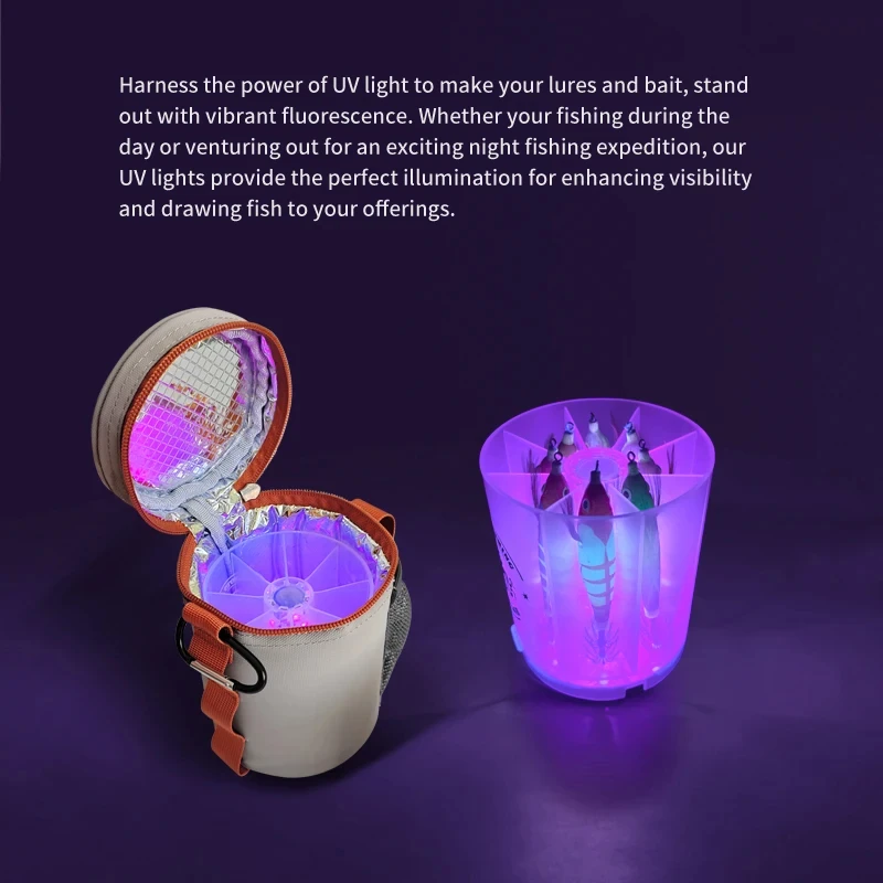 UV Squid Jig Fill Light LED Accumulator