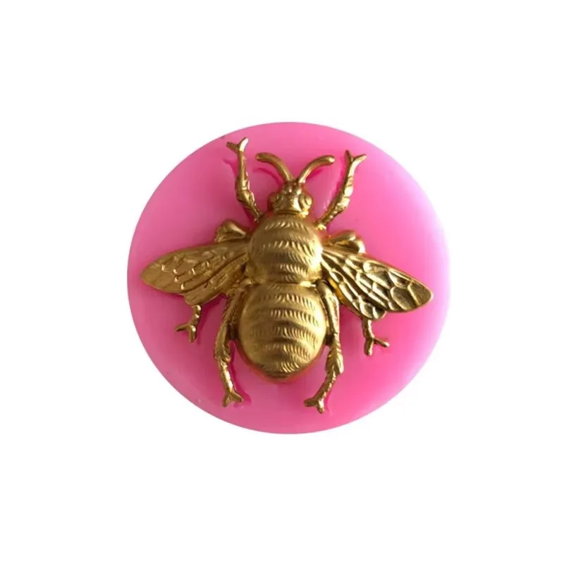 Bee Silicone Mold DIY Chocolate Fondant Mold Cream Cake Decoration Scented Soap Candle Making Soap Molds Resin Molds