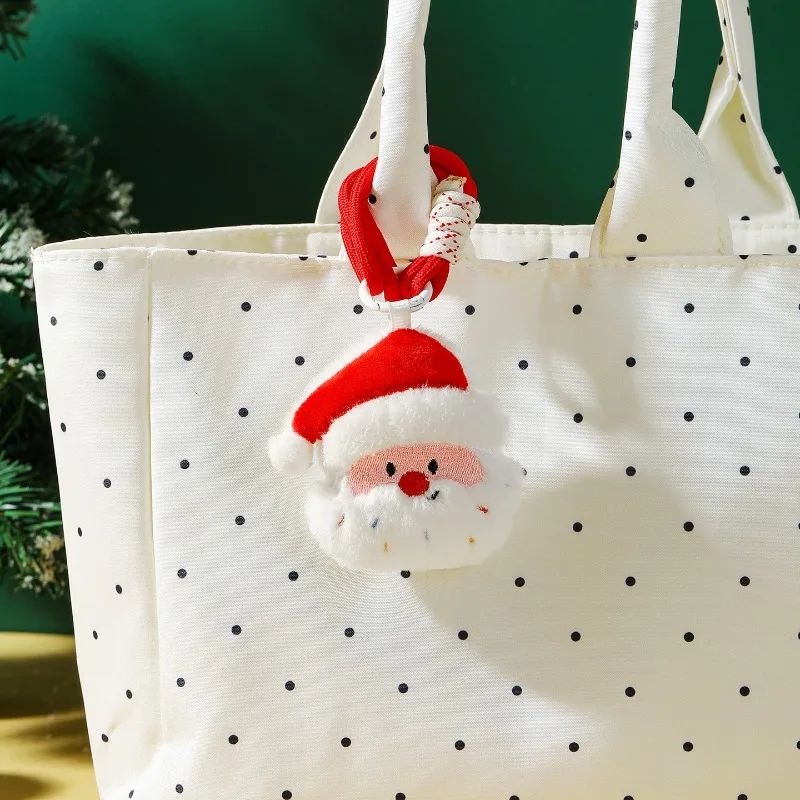 Christmas Decorations Wreath Keychain Plush Doll Pendant Gift Creative and Interesting Holiday  Decorations  Look  Good