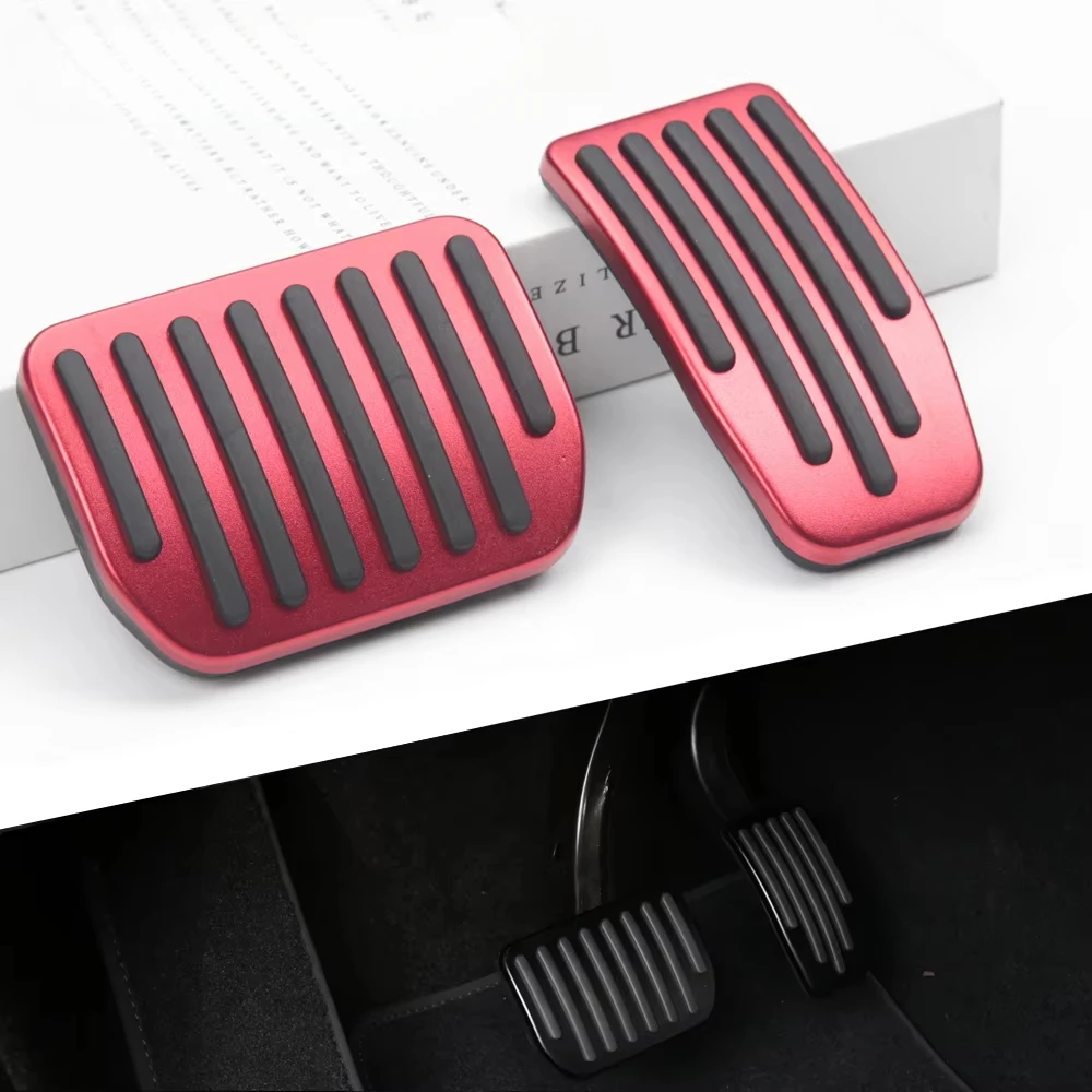 Brake Accelerator Pedals Cover For Tesla Model Y Model 3 Highland Aluminum Alloy