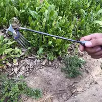 Manganese Steel Garden Weeders Grass Rooting Loose Soil Hand Weeding Removal Puller Gardening Tools Multifunctional Weeder 1