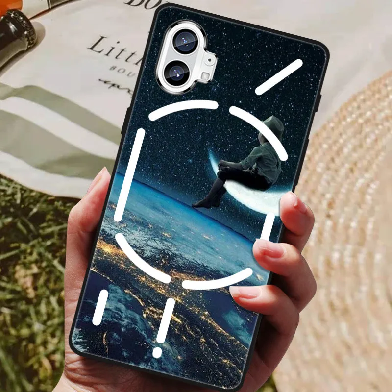 Black Antiknock Soft TPU Protective Phone Case Cover