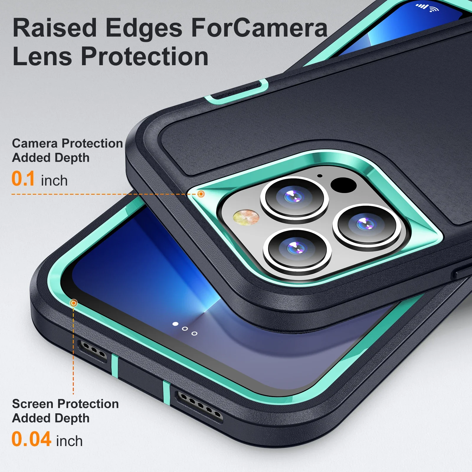 PKCASE Coque antichoc robuste pour iPhone 16 15 14 13 12 11 Pro Max PLUS avec support en métal pour iPhone Coque rigide_voghion.com