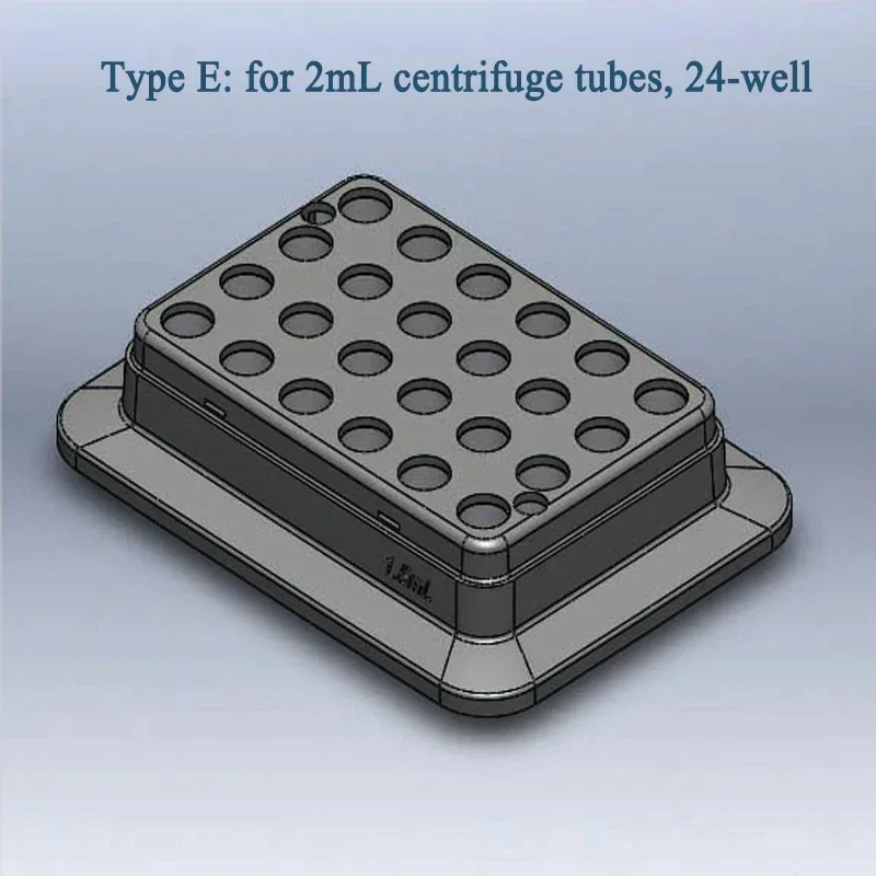 SCILOGEX Metal Bath Heating Module with 4/8/24 Holes Block Optional 0.5ml/2ml/5ml/15ml Centrifuge Tube Laboratory Supplies