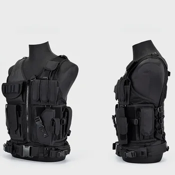 Adjustable Army Outdoor CS Game Airsoft Training Jacket Molle Tactical Vest Military Combat Body Armor Vests Security Hunting 5