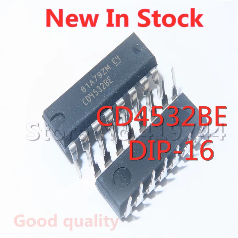 

5PCS/LOT CD4532 CD4532BE DIP-16 Priority Encoder In Stock NEW original IC