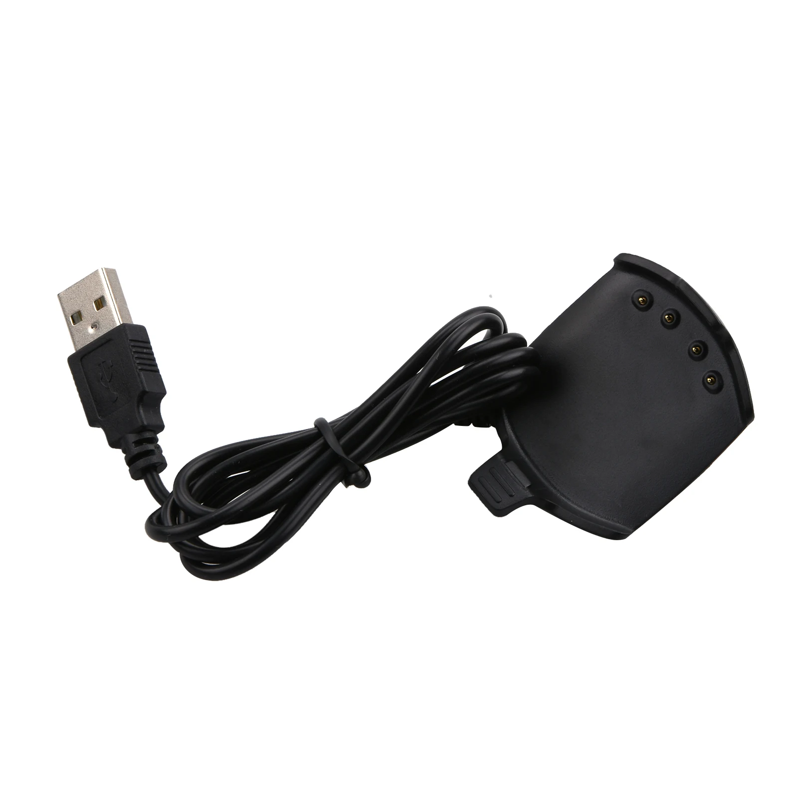 Garmin Approach S2 S4 GPS 시계 용 USB 케이블 충전기 고품질 검정색 솔리드 플라스틱 경량 Protable 시계 액세서리