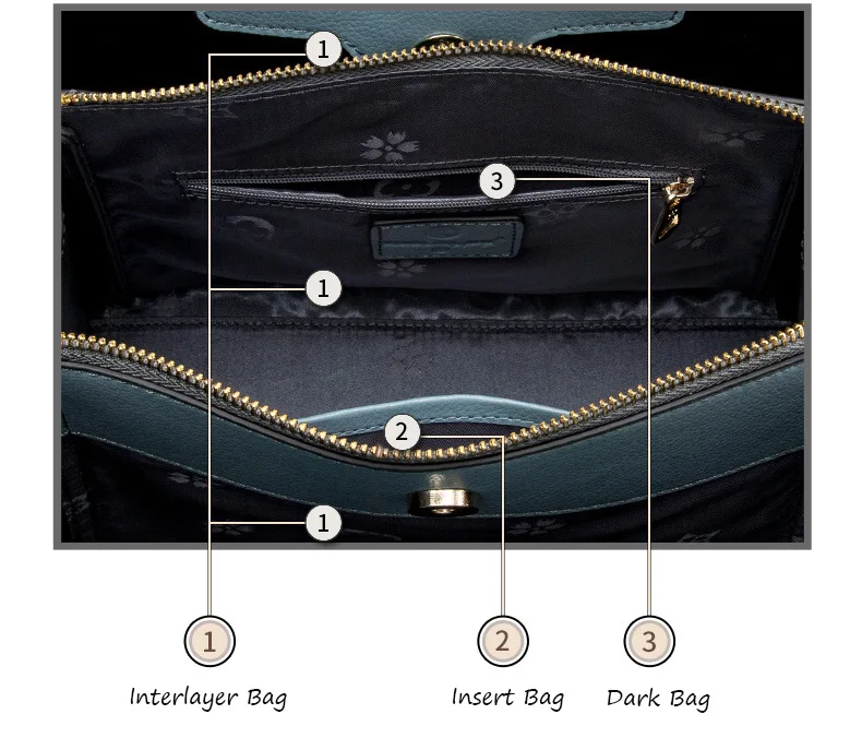 Genuine Leather Women Tote Bag