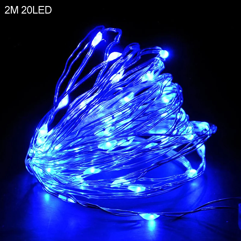 Festive Santa Claus Snowflake LED String Lights - Christmas Decoration & Holiday Ornament