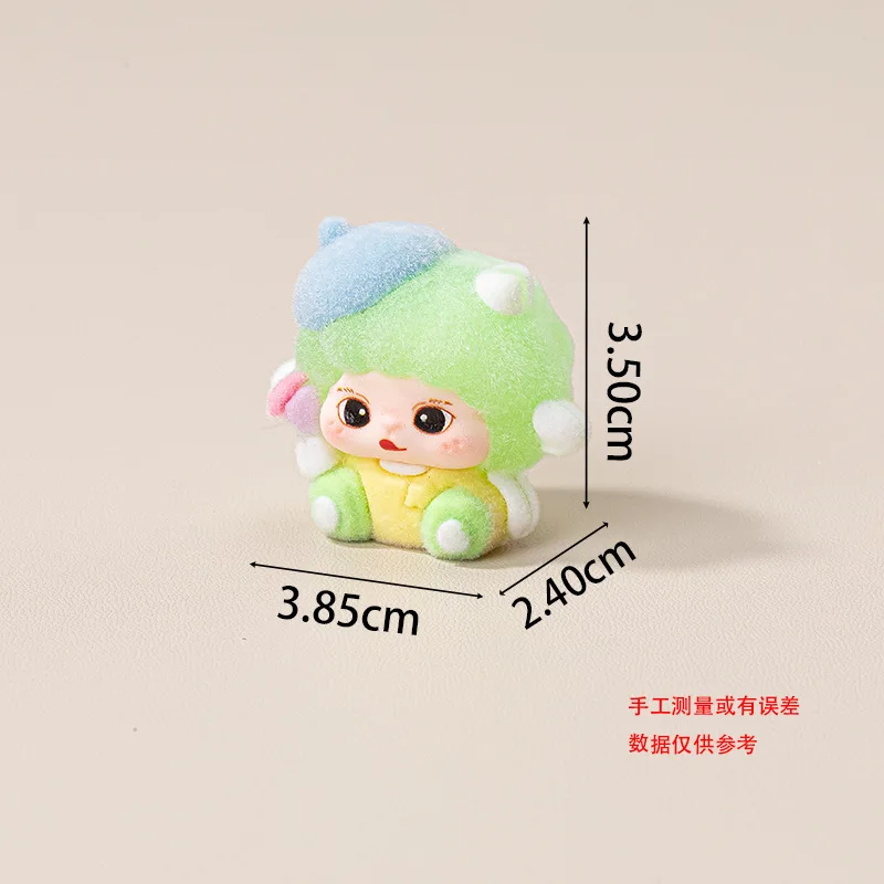 10개 귀여운 야광 양 피규어 열쇠고리 가방 펜던트 DIY 액세서리 데스크탑 자동차 장식 플록 양 피규어