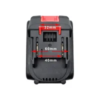 21v Rechargeable Lithium Ion Battery,for 18v Makita Battery interface,2Ah 4Ah 6Ah For Makita Electric Power Tool with EU Charger 2