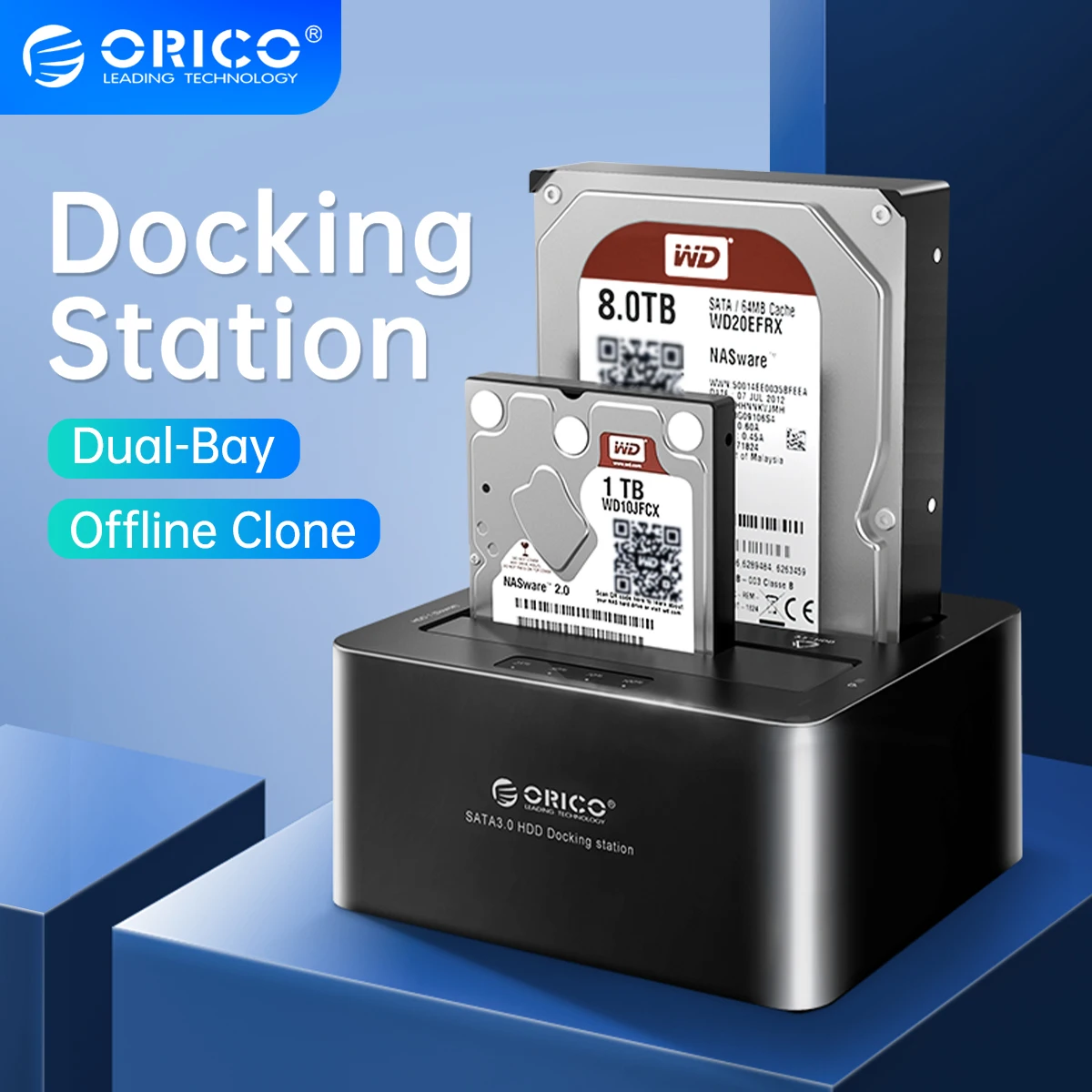 orico-station-d'accueil-usb-30-vers-sata-pour-disque-dur-25-35-pouces-avec-clone-hors-ligne-2-baies