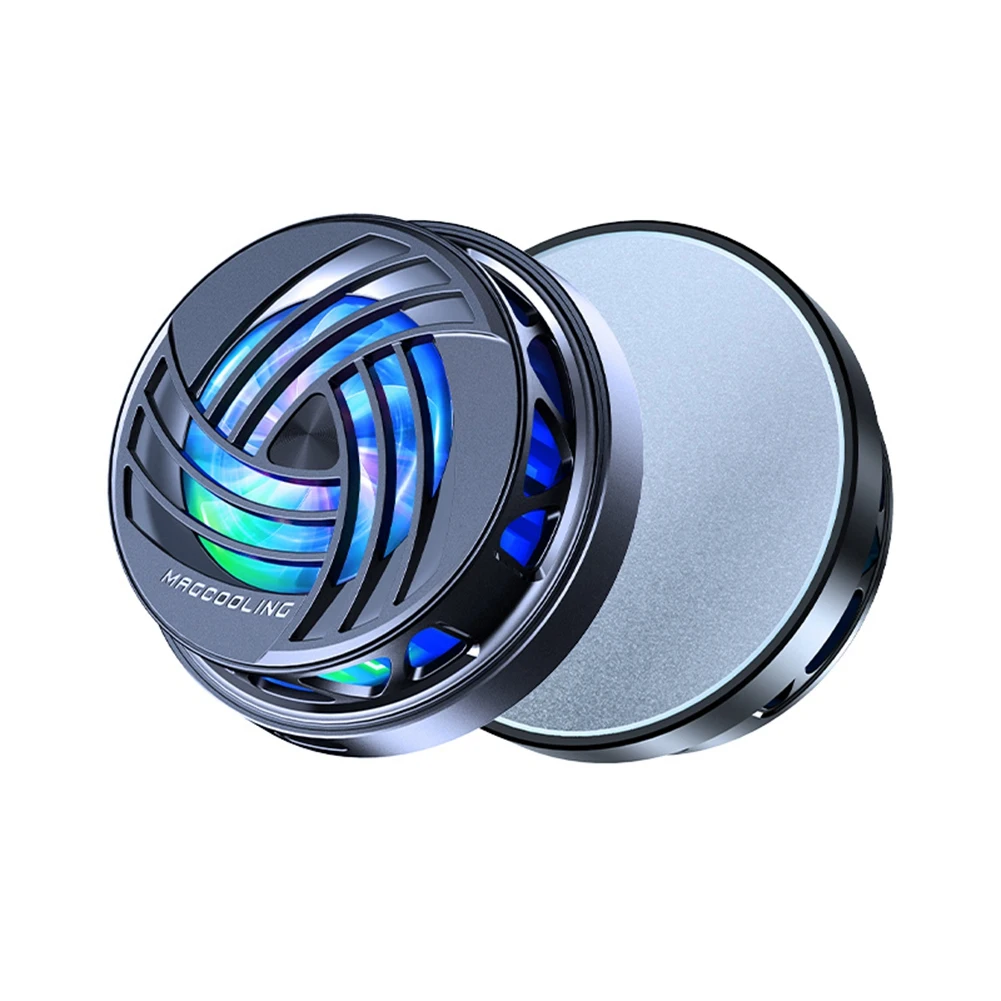 

USB портативный универсальный магнитный полупроводниковый охлаждающий вентилятор для iPhone/ Android, черный