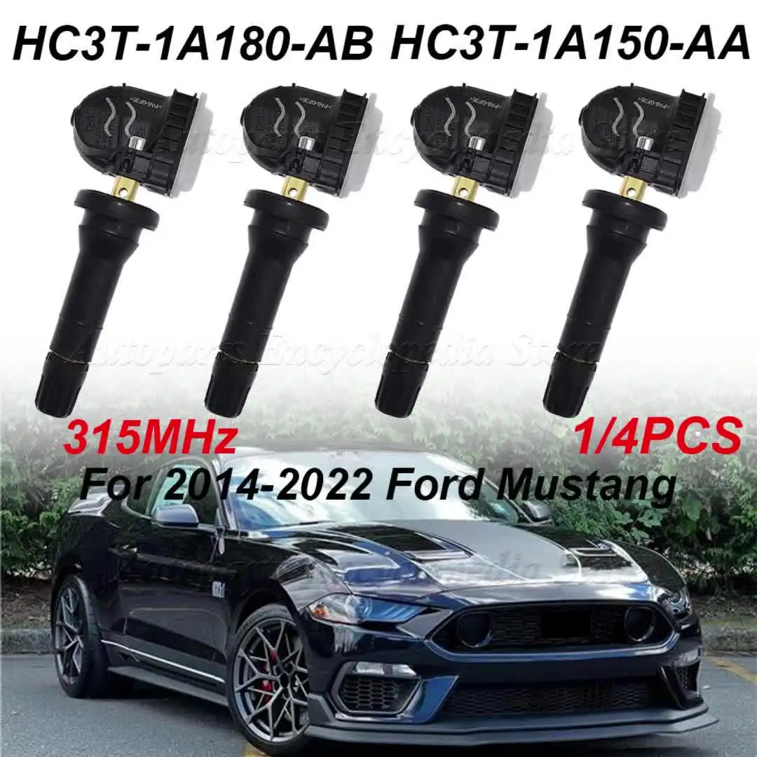 1/4 шт. HC3T-1A150-AA датчик давления в шинах Ford TMPS HC3T-1A180-AB для Mustang 2014-2022 2017-2021 FUSION 315 МГц