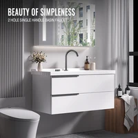 Gunmetal Basin faucet Knurled Switch 360 Rotating