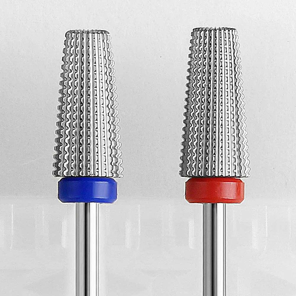 1pcs 5 in 1 Tungsten Nail Drill Bits Carbide Milling Cutter For Manicure Gel Polish Remover File Nails Tools Accessories