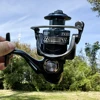 Durable Fishing Reel Metal Spool Spinning Wheel 12kg Max Drag Left/Right Interchangable Hand 2000/3000/4000/5000/6000/7000 1