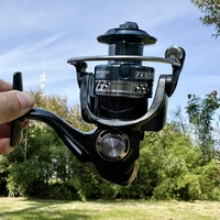 Durable Fishing Reel Metal Spool Spinning Wheel 12kg Max Drag Left/Right Interchangable Hand 2000/3000/4000/5000/6000/7000 1