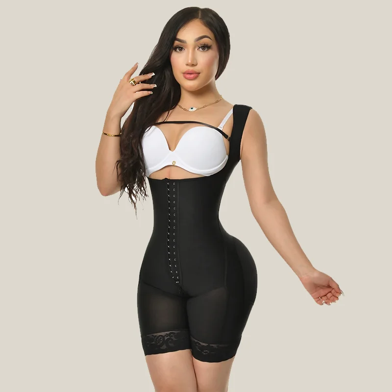 Fajas Colombianas moldeadoras de cuerpo, entrenador de cintura de alta  compresión, aplanar el Abdomen, posliposucción, ropa moldeadora adelgazante  - AliExpress