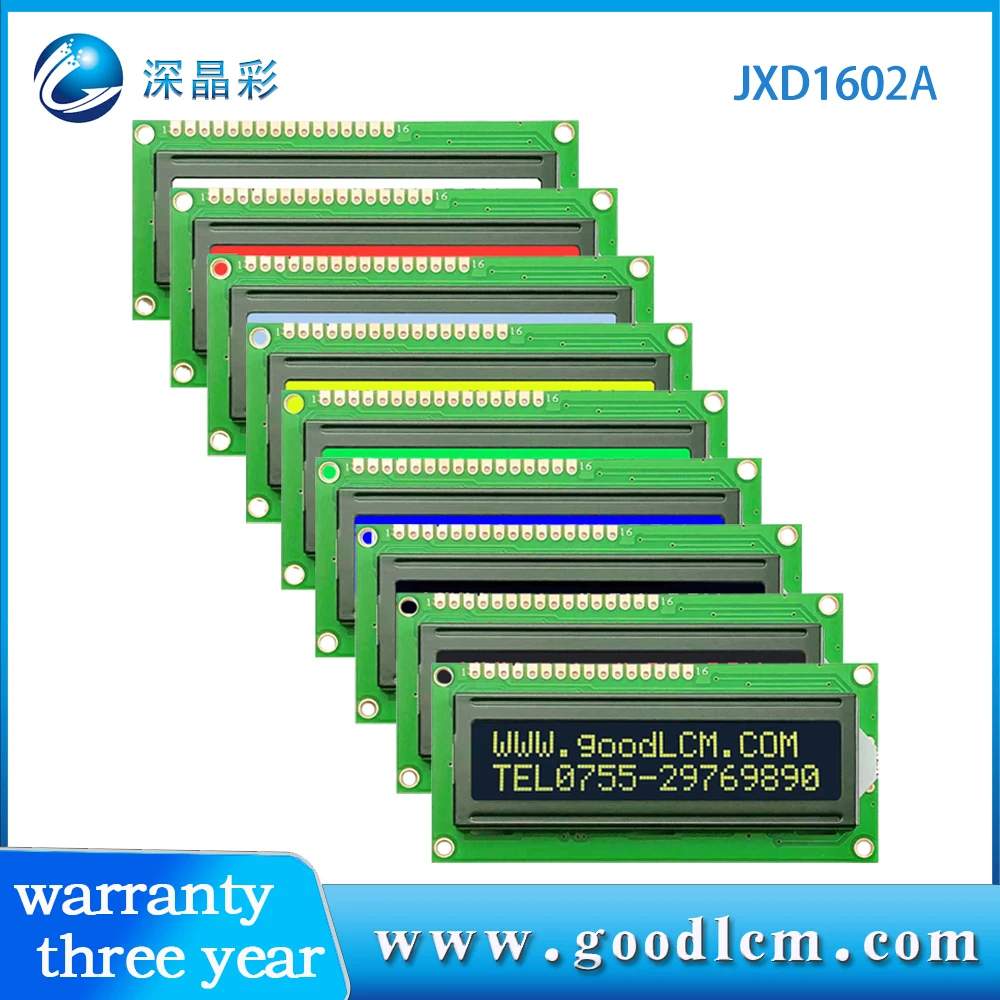 Russian display 1602A LCD Display screen 16X02 character LCM module SPLC780D-02 Drive Russian display 5V power supply