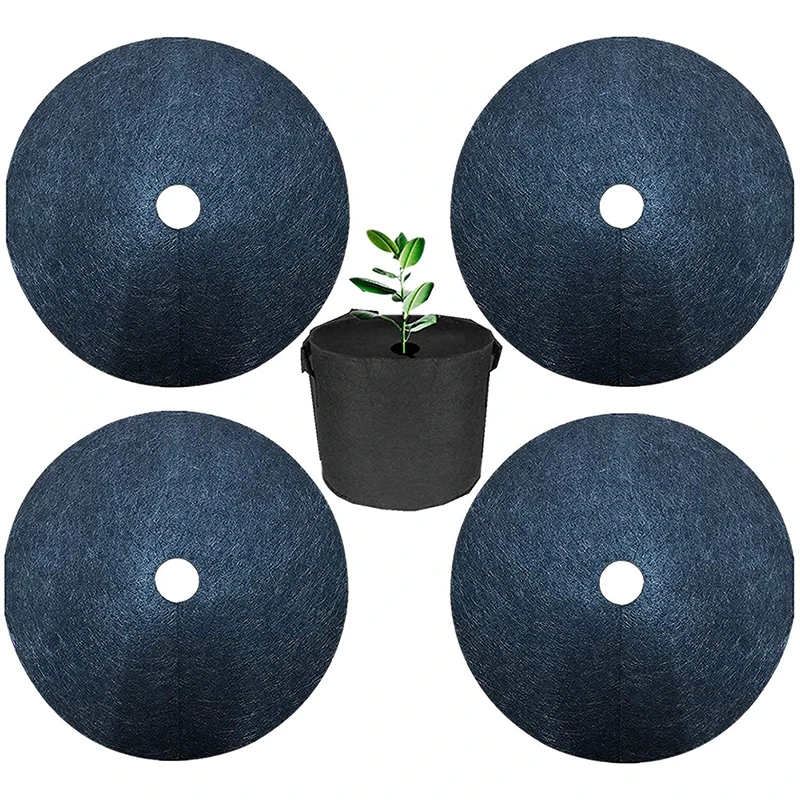Description Picture 6 of item12x Weed Mat Non-Woven Fabric Round Weeding Cloth Barrier Plant Trunk Protection Cover Anti Grass Tree Mulch For Garden Lawn Pot