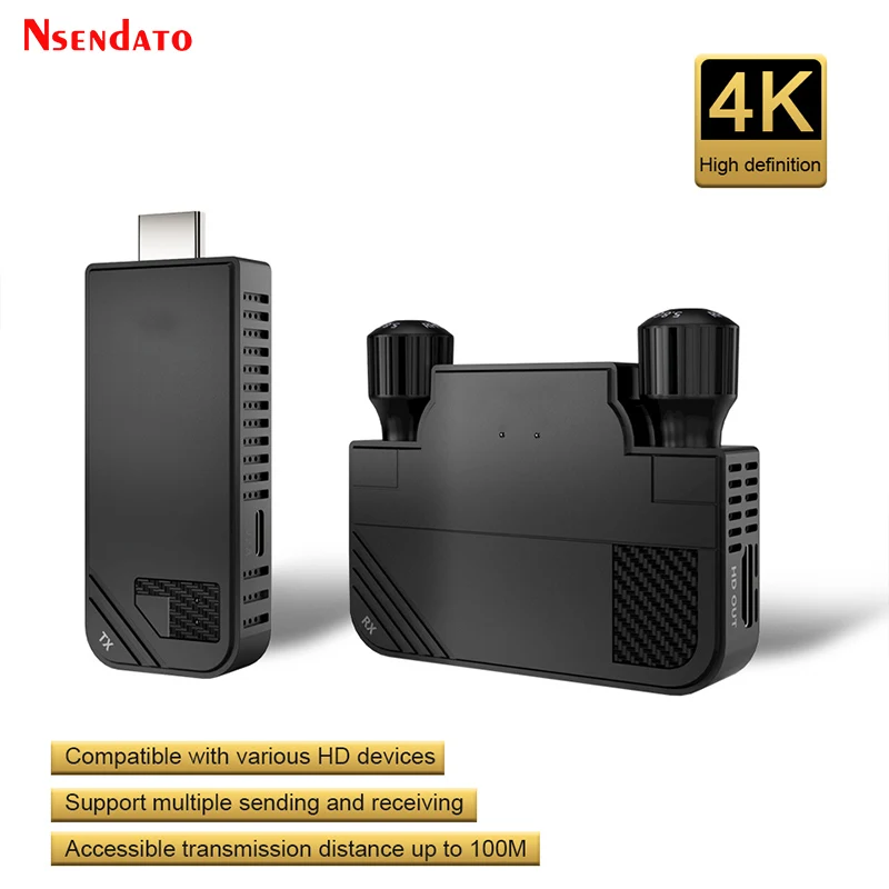 

100 м HDMI-совместимый тип C беспроводной видеопередатчик и приемник HDMI-совместимый беспроводной расширитель для проектора Android/iOS/ПК