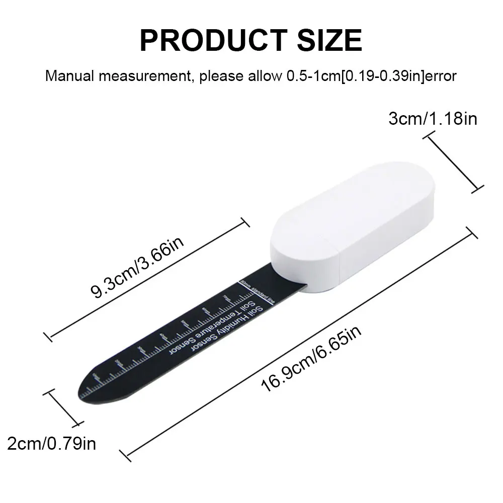 Zigbee smart soil moisture sensor plant hygrometer wireless moisture tester for flower pots garden care plant humidity monitoring